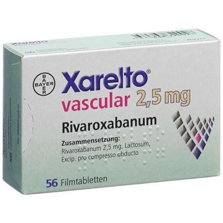Xarelto vascular film tablets 2.5 mg 56 pcs - PrimeCare Global